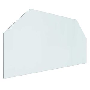 vidaXL Kamīna stikla plāksne Caurspīdīgs 100 x 50 cm Stikls