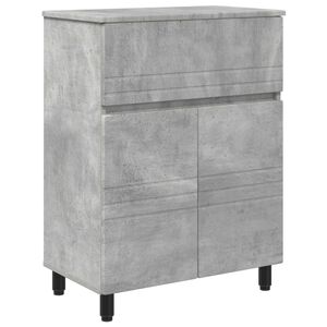 vidaXL Vannas istabas mēbele Betona pelēks 60 x 35 x 80 cm