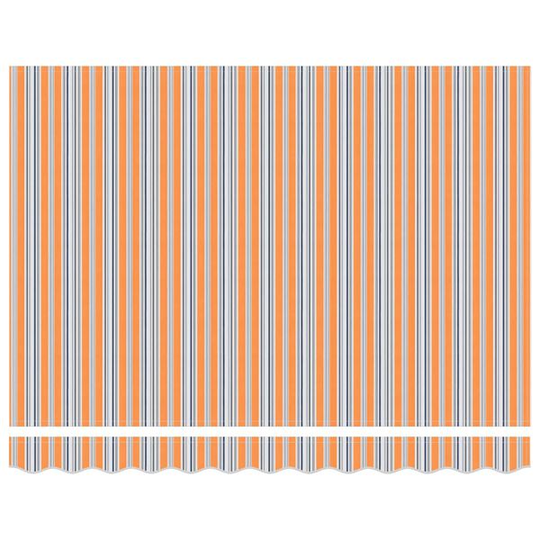 vidaXL Izvelkams jumtiņ&scaron; Zila un oranža 300 x 250 cm