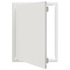 vidaXL Pieejas panelis Balts 43,5 x 33 x 3 cm Tērauds