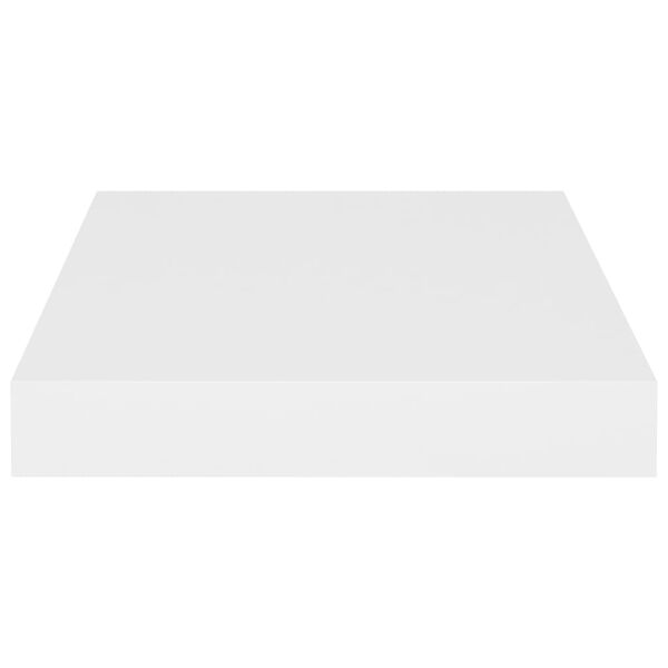 vidaXL sienas plaukts, balts, 23x23,5x3,8 cm, MDF