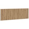 vidaXL gultas galvgalis, koka krāsa, 240x1,5x80 cm, inženierijas koks