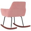 vidaXL &scaron;ūpuļkrēsls, rozā samts