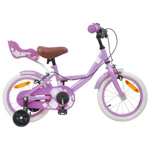 vidaXL Bērnu Velosipēds 12 Collas no 2-4 gadiem Violeta