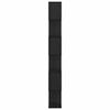 vidaXL Grāmatplaukts Melns ozolkoks 70 x 24 x 193,5 cm