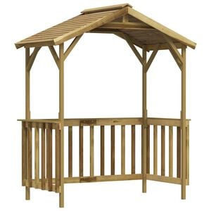 vidaXL grila nojume, 163,5x93x210 cm, impregnēts priedes koks