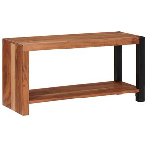vidaXL Grāmatu plaukts Brūna 80 x 30 x 40 cm Cietā akācijas koks