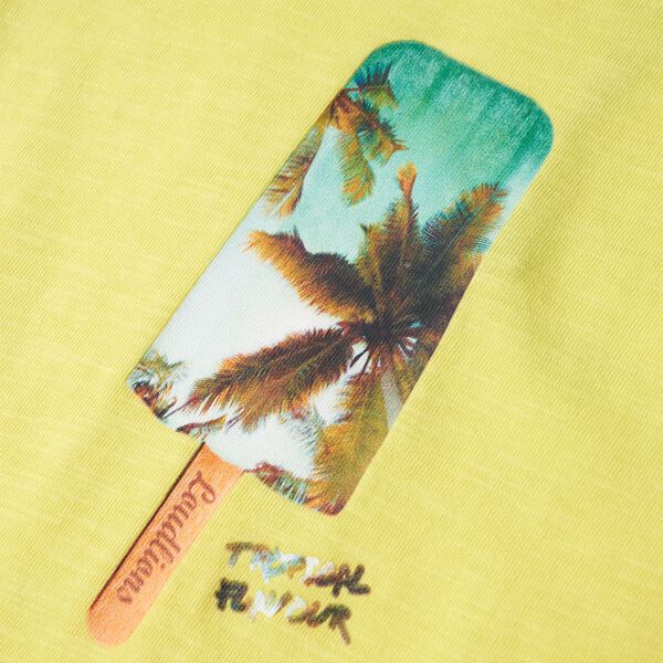 Bērnu T-krekls, dzeltens, 128