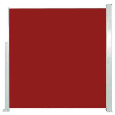 vidaXL izvelkama sānu markīze, 140x300 cm, sarkana