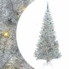 vidaXL Ziemassvētku eglīte Sudraba 210 cm PET
