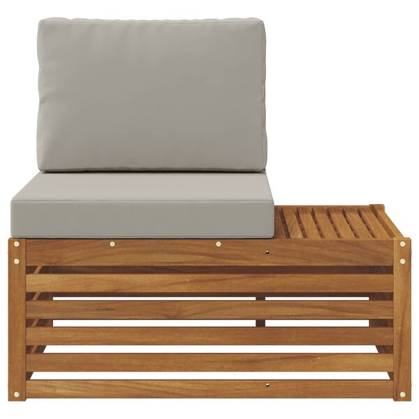 vidaXL Āra gals dīvāns Dabiska 91 x 63 x 73 cm Cietā akācijas koks