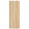 vidaXL sienas skapī&scaron;i 2 gab., ozolkoka krāsa, inženierijas koks