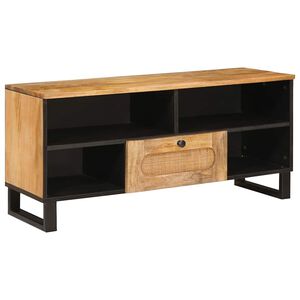 vidaXL Televizora skapī&scaron;a Brūna 100 x 33 x 46 cm Cieta mango koksne