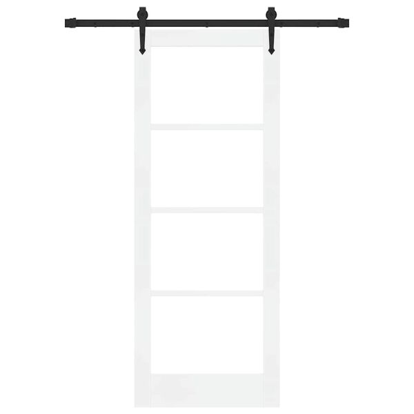 vidaXL Slīdošās durvis ORKDAL Balts 78 x 202 cm