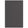 vidaXL Durvju paklājs Melna 60 x 90 cm Polipropilēns