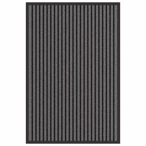 vidaXL Durvju paklājs Melna 60 x 90 cm Polipropilēns