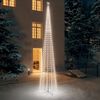vidaXL Ziemassvētku koks, 752 vēsi baltas LED lampiņas, 160x500 cm