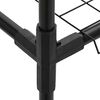 vidaXL 3-Tīkla Augu Statīvs Melna 200 x 32 x 104 cm Tērauds