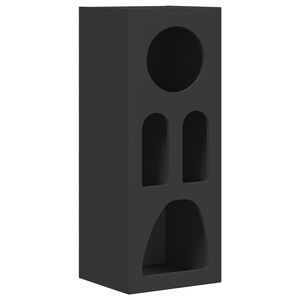 vidaXL Puse ELST Melna 40 x 35 x 100.5 cm Inženierijas koks