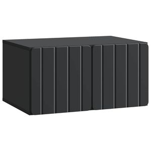 vidaXL Sienā piestiprināms TV skapis 59,5 x 41 x 30 cm Melns