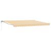 vidaXL Elektriska atvelkamā nojume Dzeltena 4 &times; 3 m