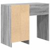 vidaXL Galds Pelēks Sonoma 90 x 37.5 x 75 cm Inženierijas koks