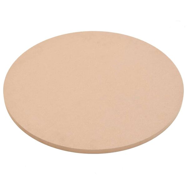 vidaXL galda virsma, 600x18 mm, apaļa, MDF