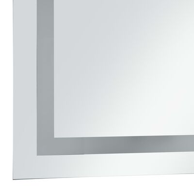 vidaXL vannasistabas spogulis ar LED un skārienu sensoru, 60x100 cm