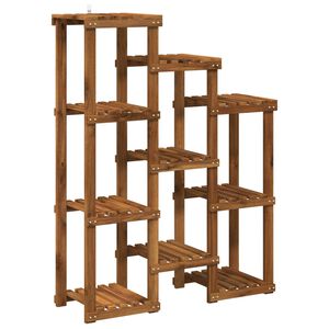 vidaXL Augu statīvs Dabiska 85 x 30 x 114,5 cm Cietā akācijas koks