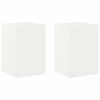 vidaXL Augu statīvs 2 pcs Balts 40 x 40 x 60 cm Tērauds