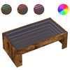 vidaXL kafijas galdiņ&scaron; ar LED, ozola krāsa, 90x50x30 cm