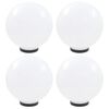 vidaXL LED lampas, 4 gab., sfēriskas, 30 cm, PMMA