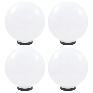 vidaXL LED lampas, 4 gab., sfēriskas, 30 cm, PMMA