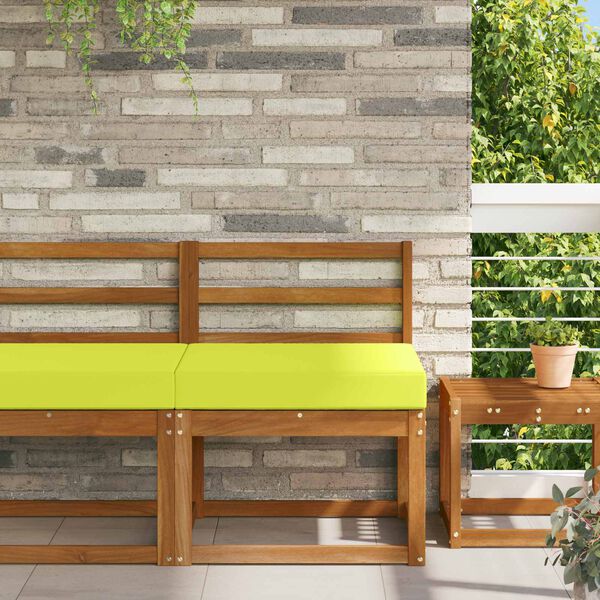 vidaXL Āra dīvāna spilvens Zaļa 60 x 60 x 8 cm Poliesters