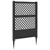 vidaXL Trellis ar kāti Antracīta 99 x 6 x 165 cm PP