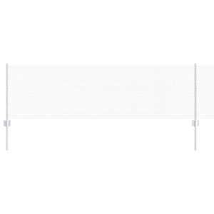 vidaXL Saskaldīta stieple ar stabu 25 x 0,6 m (W x H)