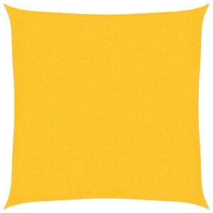 vidaXL saulessargs, 160 g/m&sup2;, dzeltens, 2x2 m, HDPE