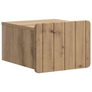 vidaXL Sienā stiprināms nakts skapis Artisan Ozols 33 x 34,5 x 24 cm