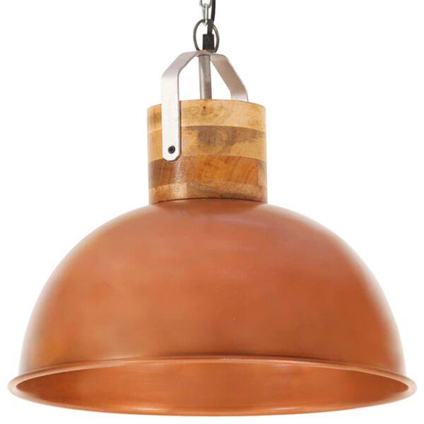 vidaXL griestu lampa, industriāls dizains, vara krāsā, 42 cm, E27