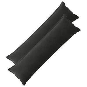 vidaXL Spilvens ar spilvenu HOUTEN 2 gab. Melns Samts