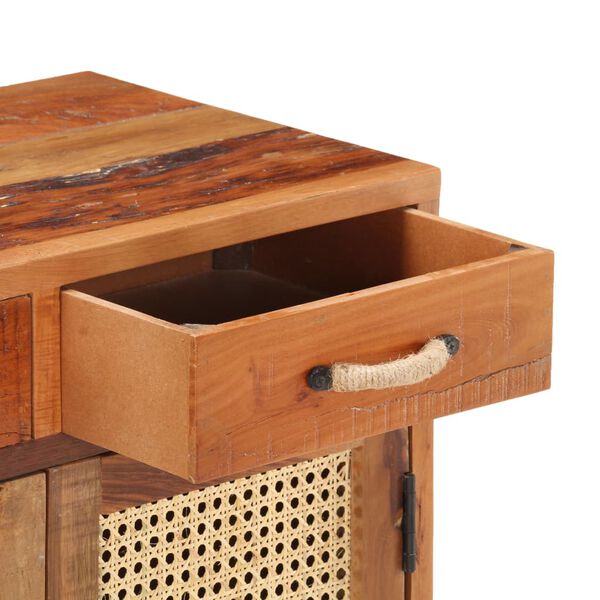 vidaXL kumode, 65x35x75 cm, pārstrādāts masīvkoks