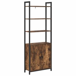 vidaXL Grāmatplaukts 6 līmeņi 60 x 24 x 161 cm Inženierijas koks