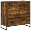 vidaXL Puse Kūpināts ozols 79 x 36 x 75.5 cm Inženierijas koks