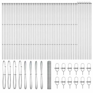 vidaXL Žoga āķis Sudraba