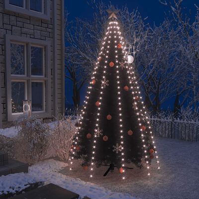 vidaXL Ziemassvētku lampiņas, 300 LED, 300 cm