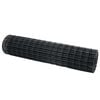 vidaXL Eiropas žogs Pelēka 1,2 x 25 m PVC pārklāts dzelzs