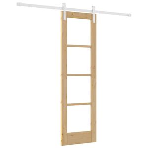 vidaXL Slīdo&scaron;ās durvis ORKDAL Dabiska 61 x 198,5 cm