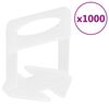 vidaXL flīžu izlīdzinā&scaron;anas klip&scaron;i, 1000 gab., 3 mm