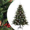 vidaXL Mākslīgā Ziemassvētku egle ar bumbiņu 120 cm 150 LED