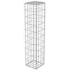 vidaXL gabions ar vāku, cinkots tērauds, 20x20x100 cm